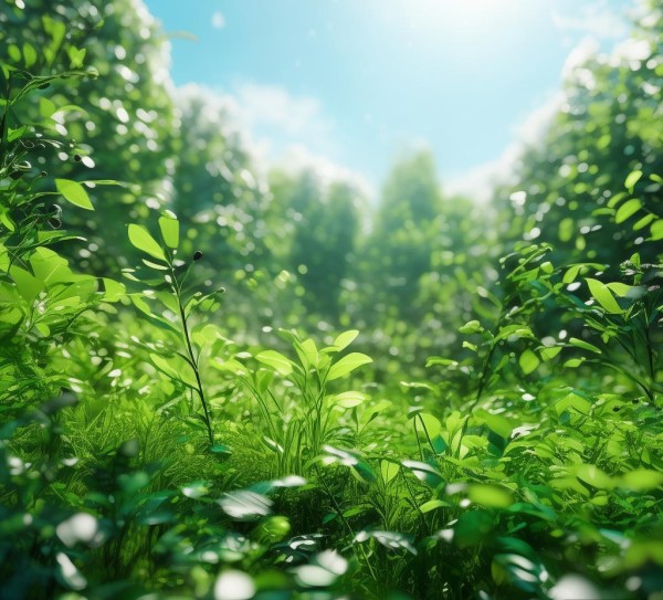 清新绿色环保动态图图片，自然之美的数字表达与环保理念的生动传递