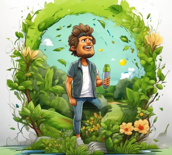 动态环保男,用朋友圈背景图,让绿色生活动起来 动态环保男,用朋友圈背景图,让绿色生活动起来